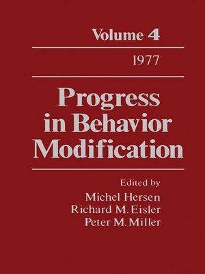 cover image of Progress in Behavior Modification, Volume 4